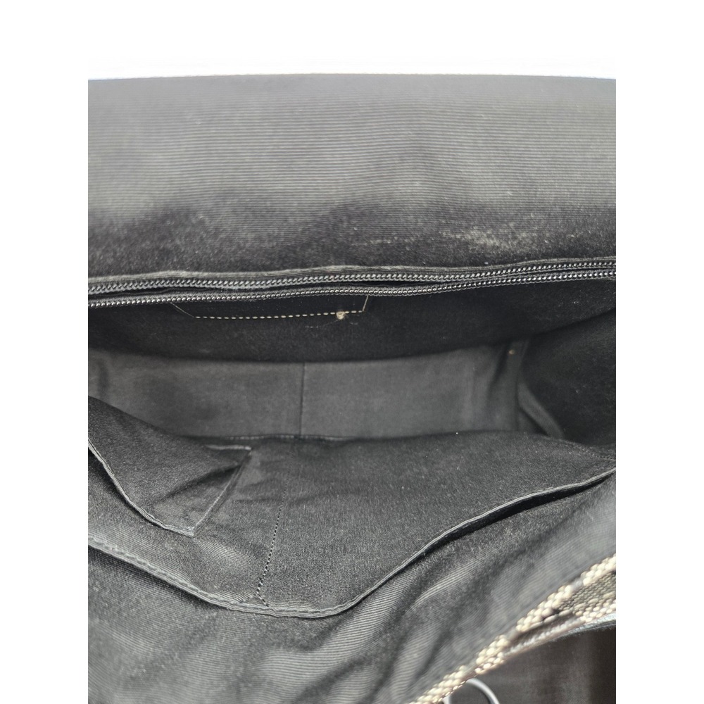Coach Heritage Stripe Signature Messenger Bag Black Grey Crossbody F70590 - Picture 7 of 16